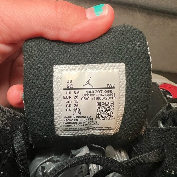 Air Jordan Retro 7 Unisex Children Kids Hightop Shoes Size 9C Great condition - Picture 5 of 6